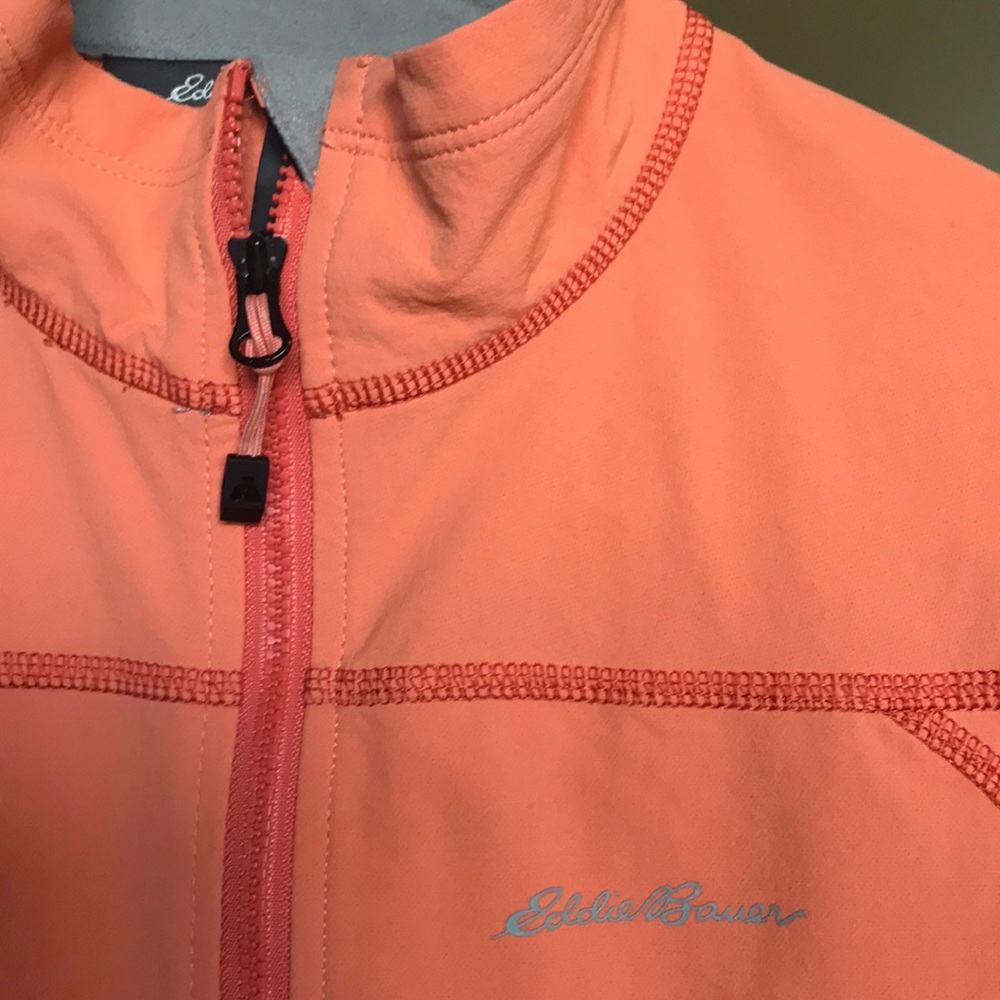Eddie Bauer salmon colored jacket